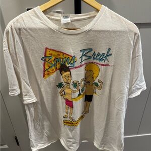 Rare Vintage Beavis and Butt-Head Graphic T-Shirt with Cartoon Print